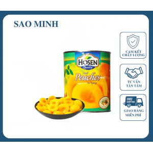 Đào Cắt Ngâm Siro Hosen 825Gr